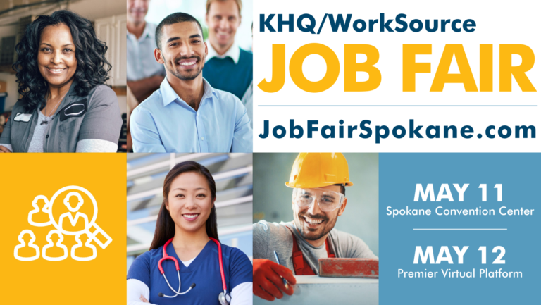 2022 KHQ/WorkSource Job Fair Promo Graphic